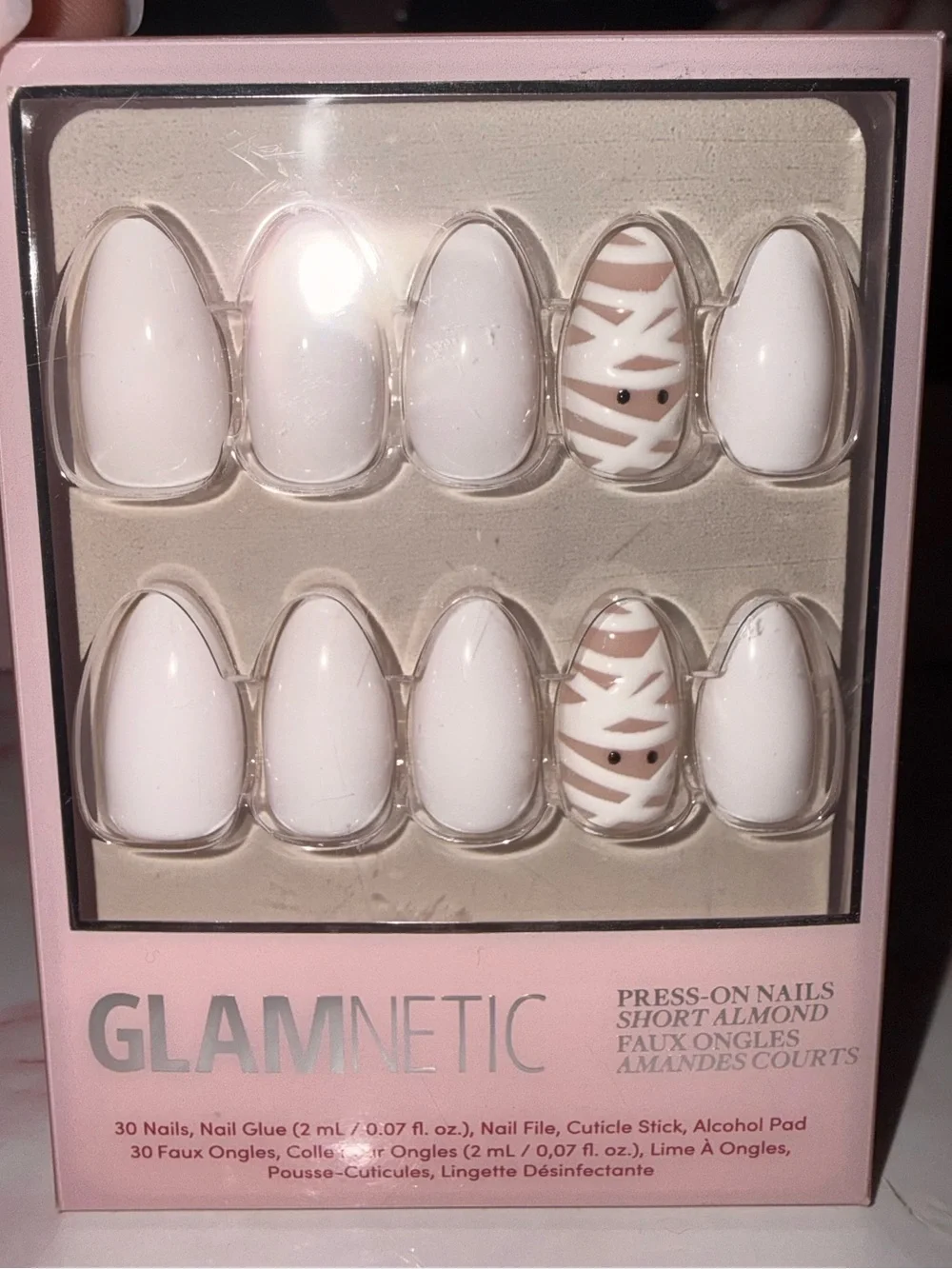 Glamnetic “Wrapped Up” Short Almond Press-On Nails